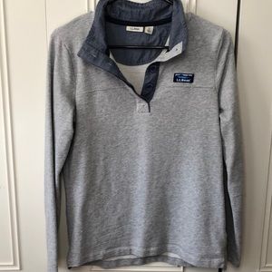 LL Bean Women’s Soft Cotton Rugby Pullover